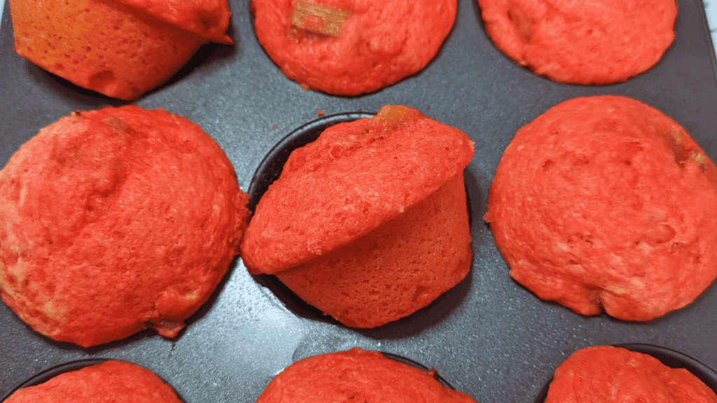 Rhubarb Raspberry Muffins Rhubarb Raspberry Muffins - Cents For Cookery