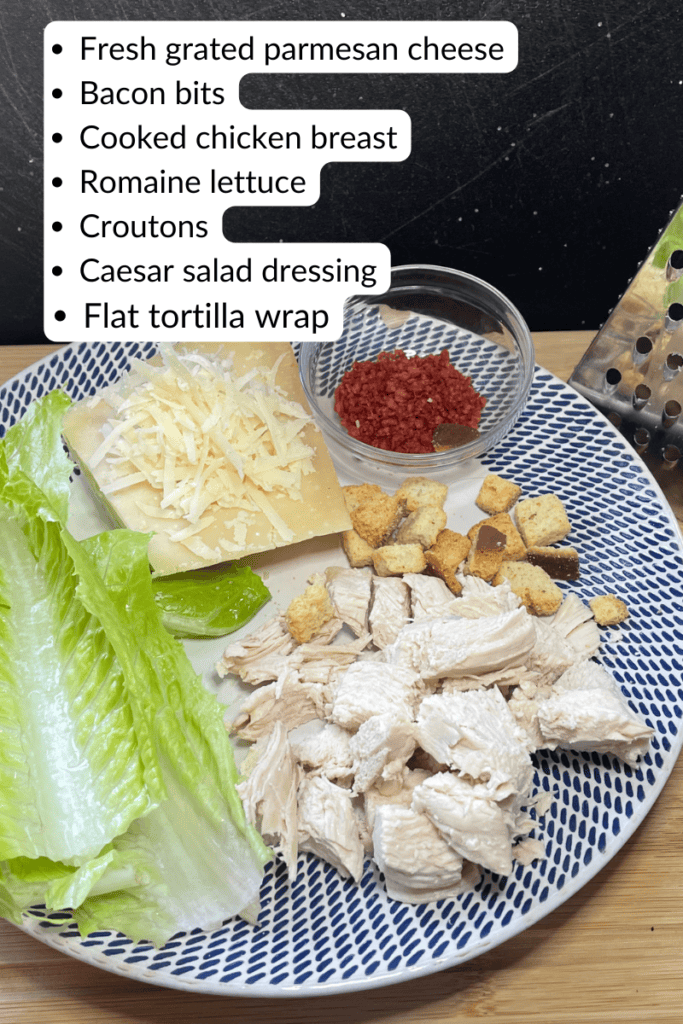 Chicken Caesar sandwich wrap ingredient