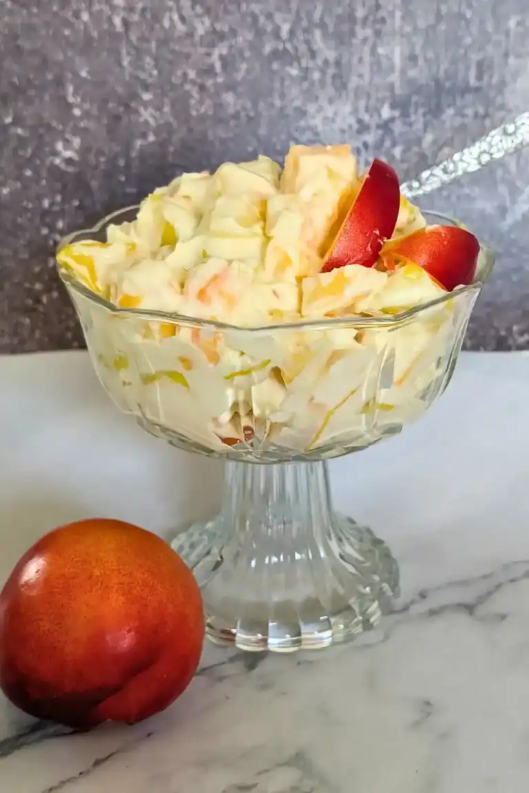 serving the fruit fool