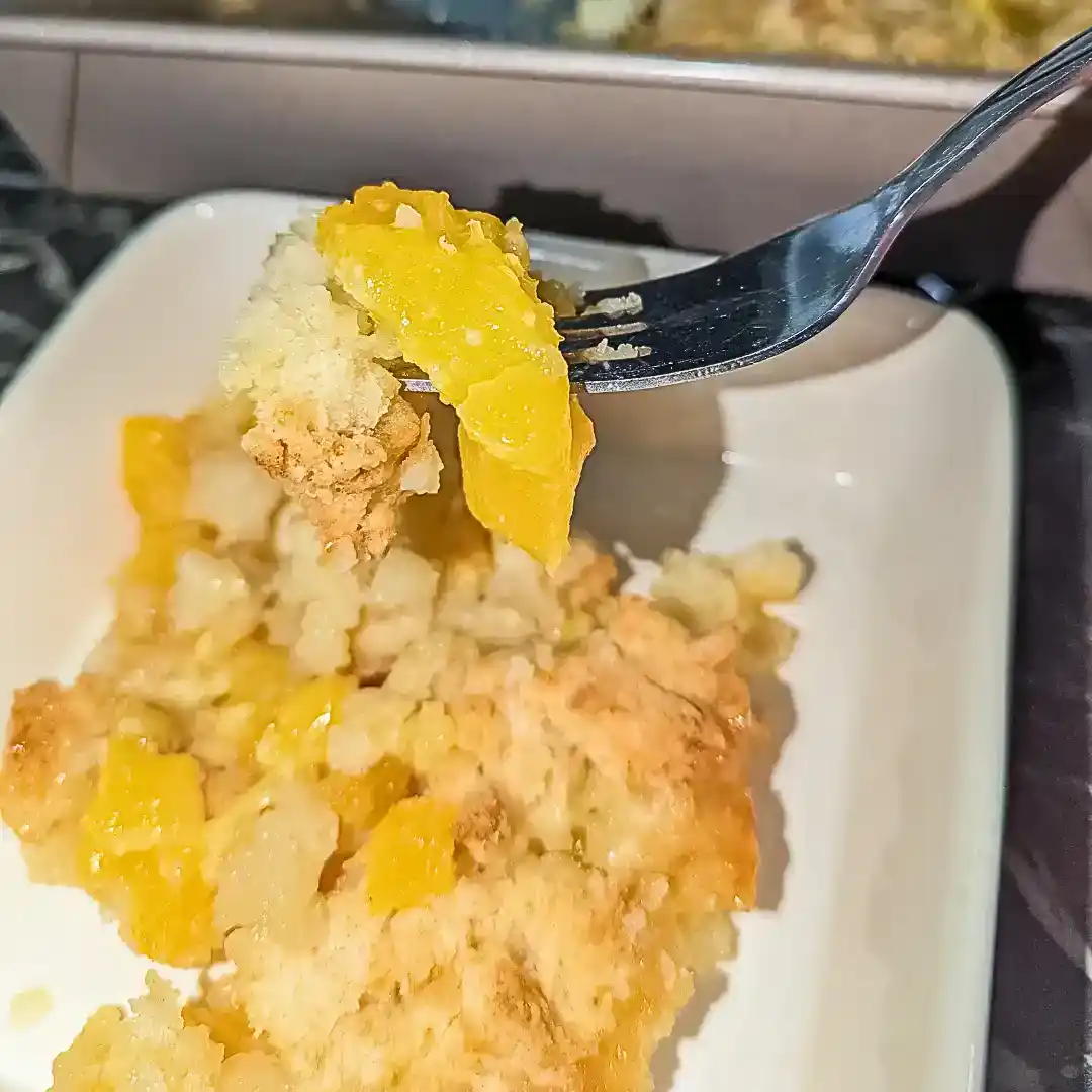 Easy Sweet Peach Biscuit Cobbler-image