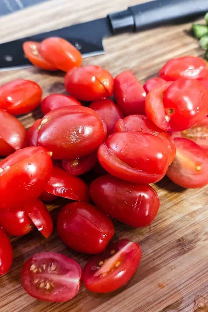 chopped tomato