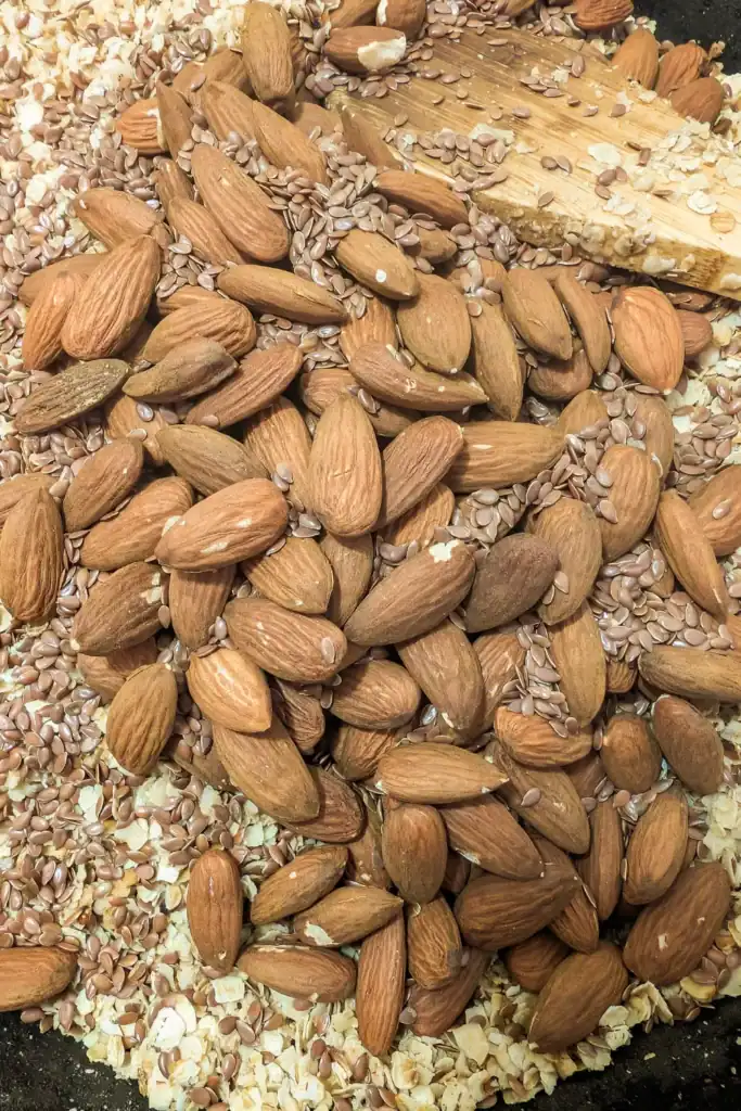 adding flaxseed to granola