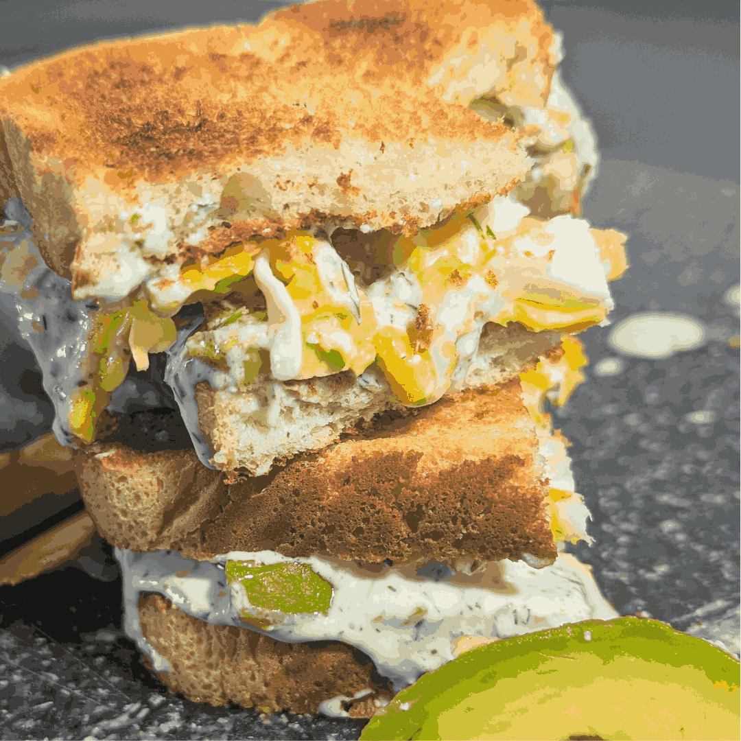 green goddess breakfast sandwich