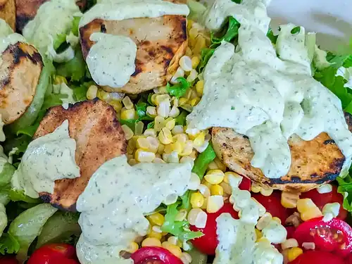 High-Protein Green Goddess Dressing with Cottage Cheese - Cents For Cookery High-Protein Green Goddess Dressing with Cottage Cheese - Cents For Cookery