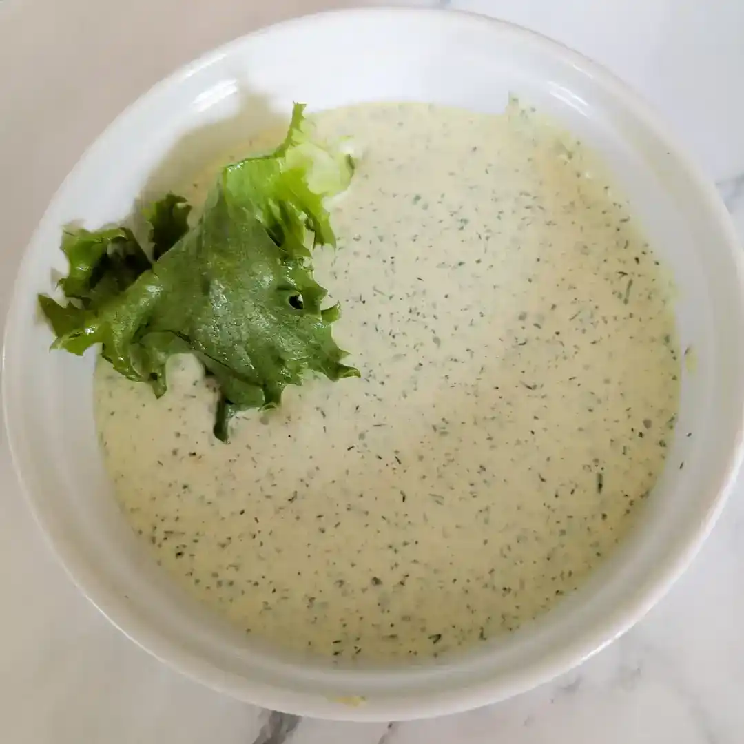 High-Protein Green Goddess Dressing with Cottage Cheese - Cents For Cookery
