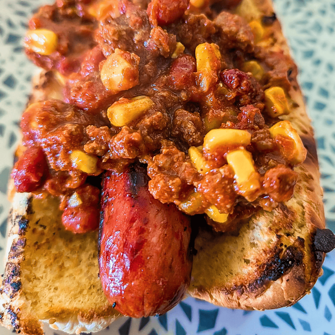 Homemade Chili Dogs With Stovetop Hot Chili Recipe-image
