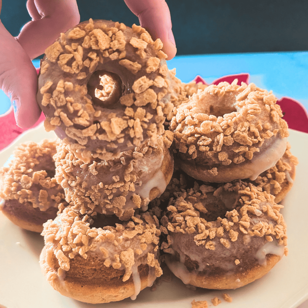 fall baking maple donuts
