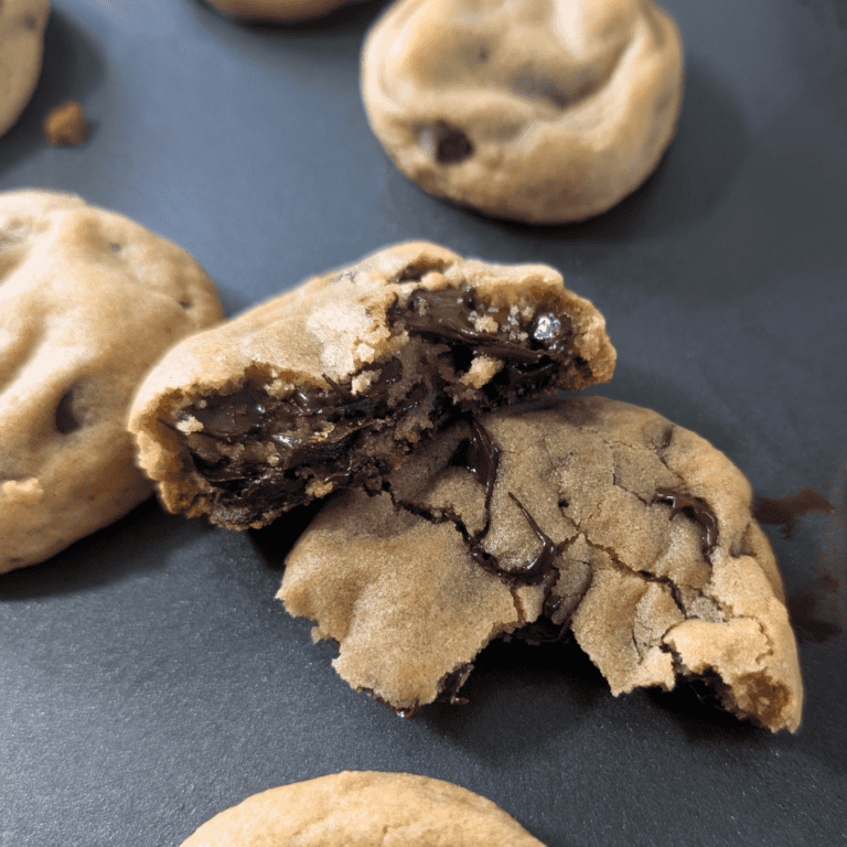 Brown Sugar Chocolate Chip Cookies | Thick & Soft